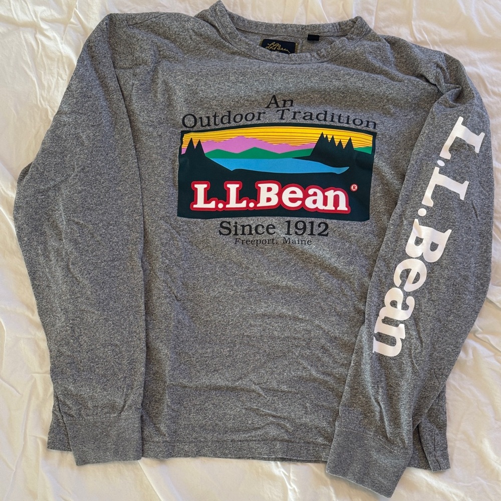 Todd Snyder Heather Gray Long Sleeve Tee